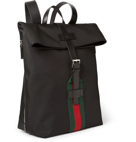 cheaper gucci black technical backpack|black gucci backpack for men.